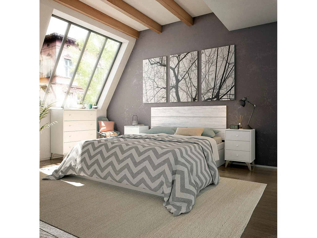 Commode 4 tiroirs Sweet - L95 cm