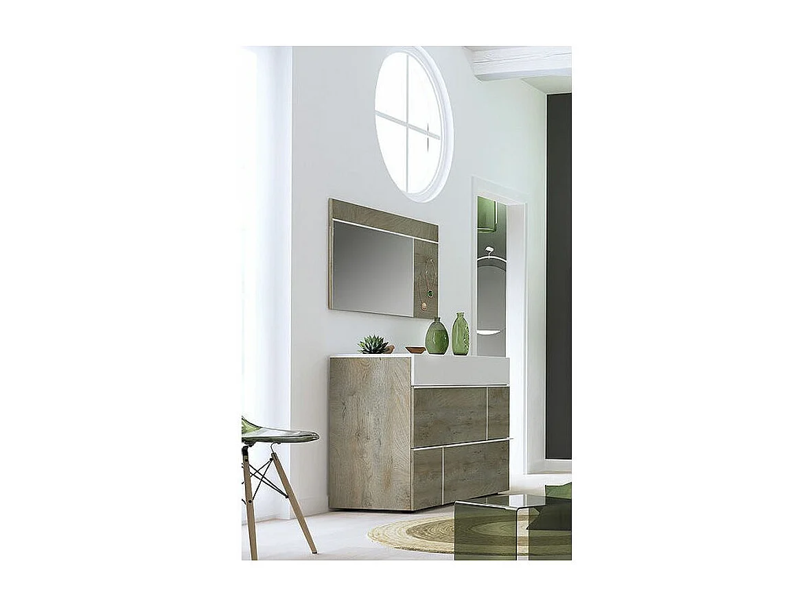 Commode Moderne 3 tiroirs L120 cm - Prado