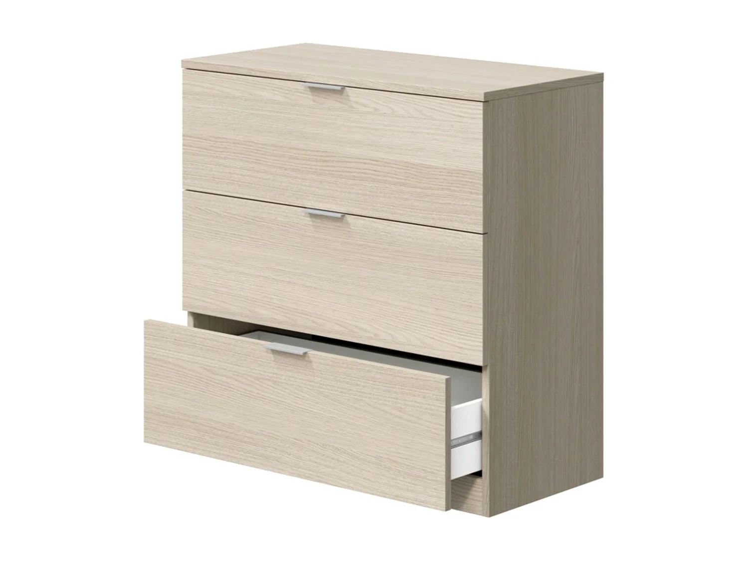 Cómoda Danny 3 gavetas (Carvalho Claro)