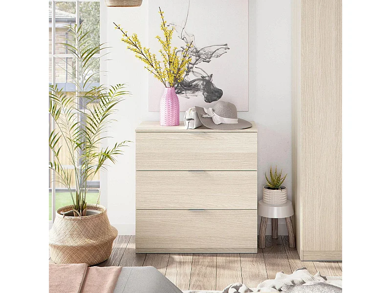 Commode 3 tiroirs L77 cm