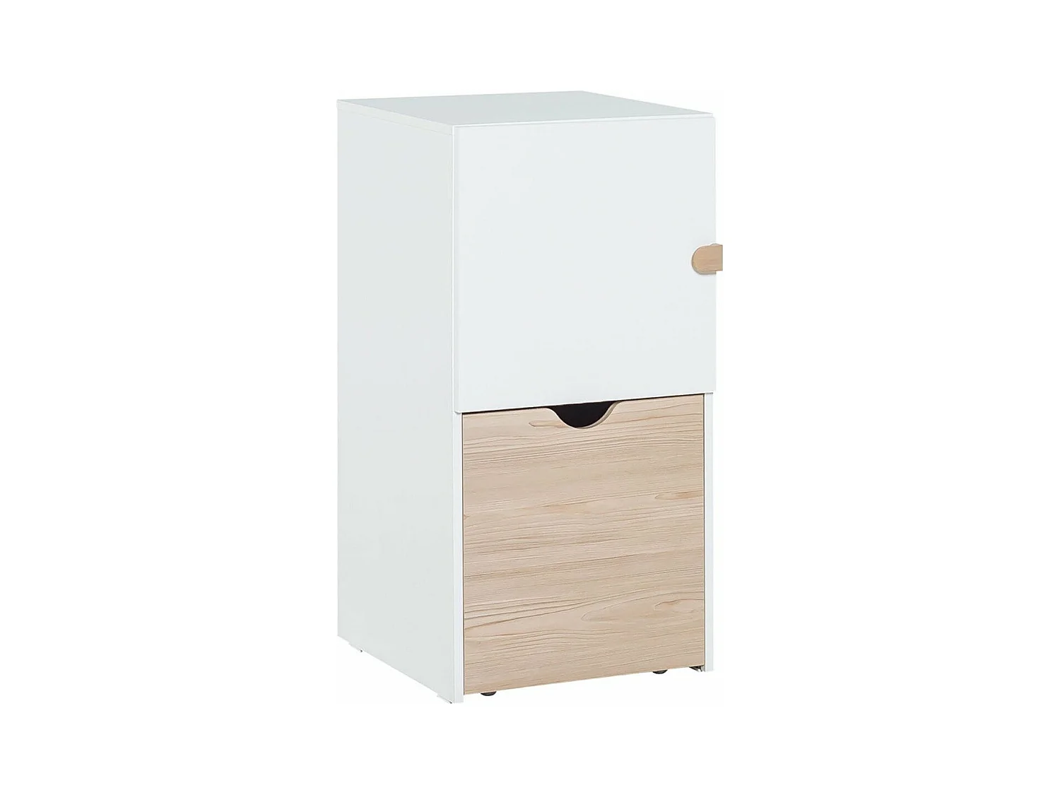 Commode sur roulettes avec cube amovible - STIGE