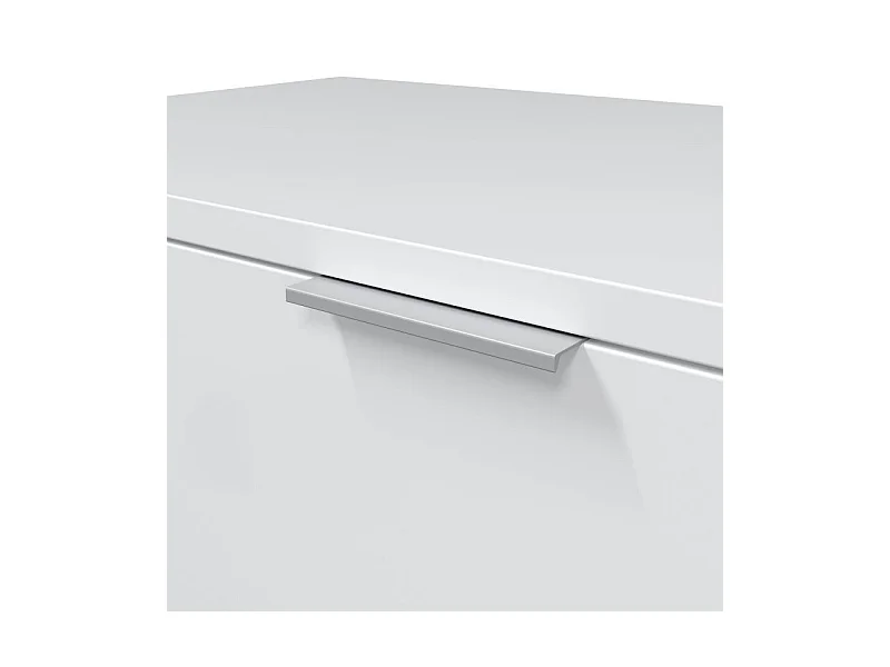 Cómoda 3 cajones aglomerado blanco 80x70x38cm