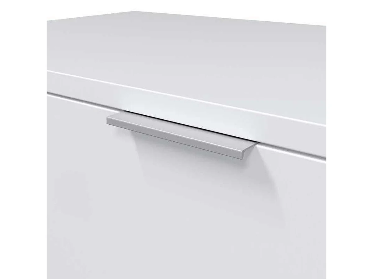 Cómoda 3 cajones aglomerado blanco 80x70x38cm