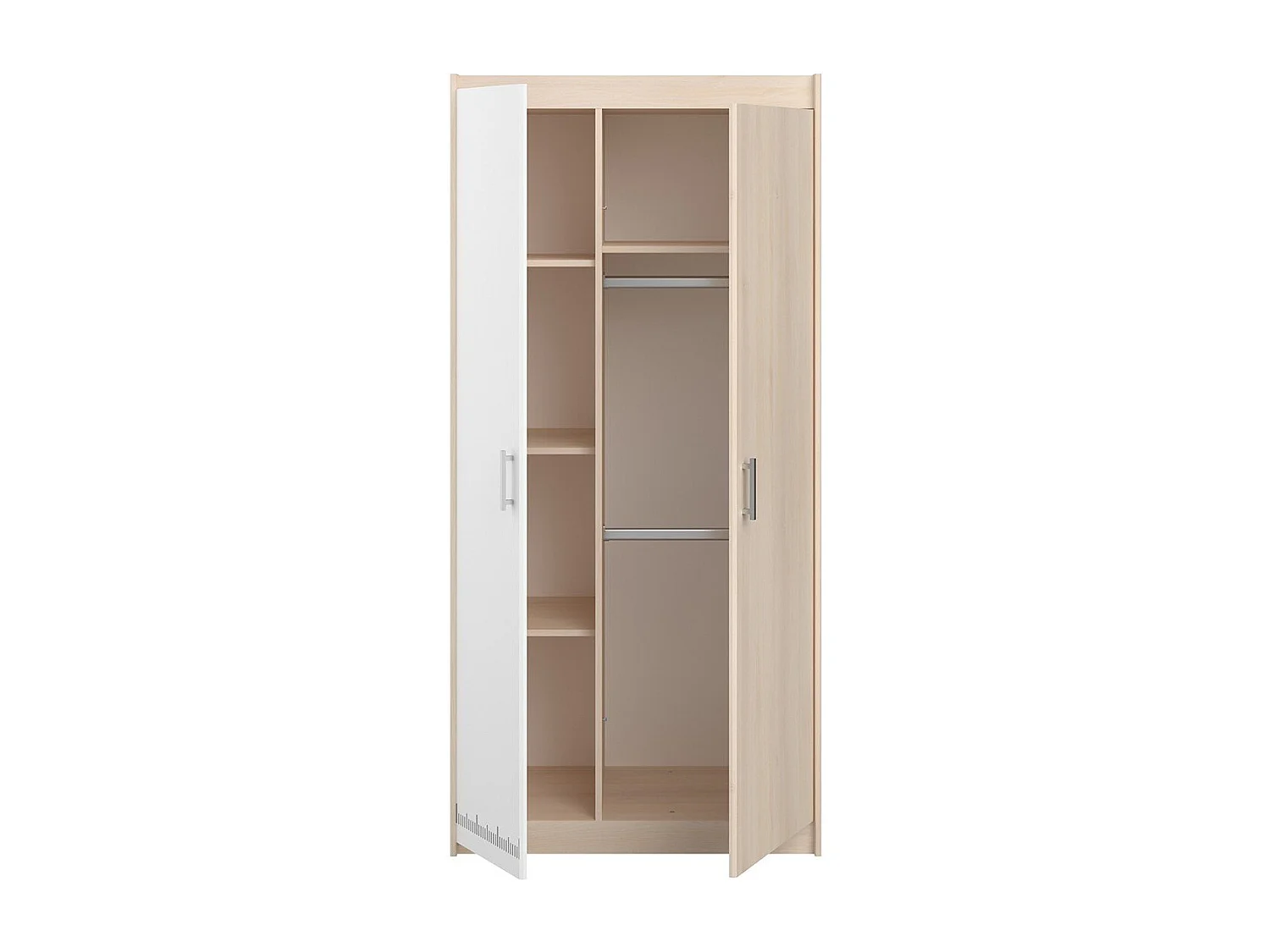 Armoire Enfant 2 Portes avec Penderies L85,2 cm - Charly