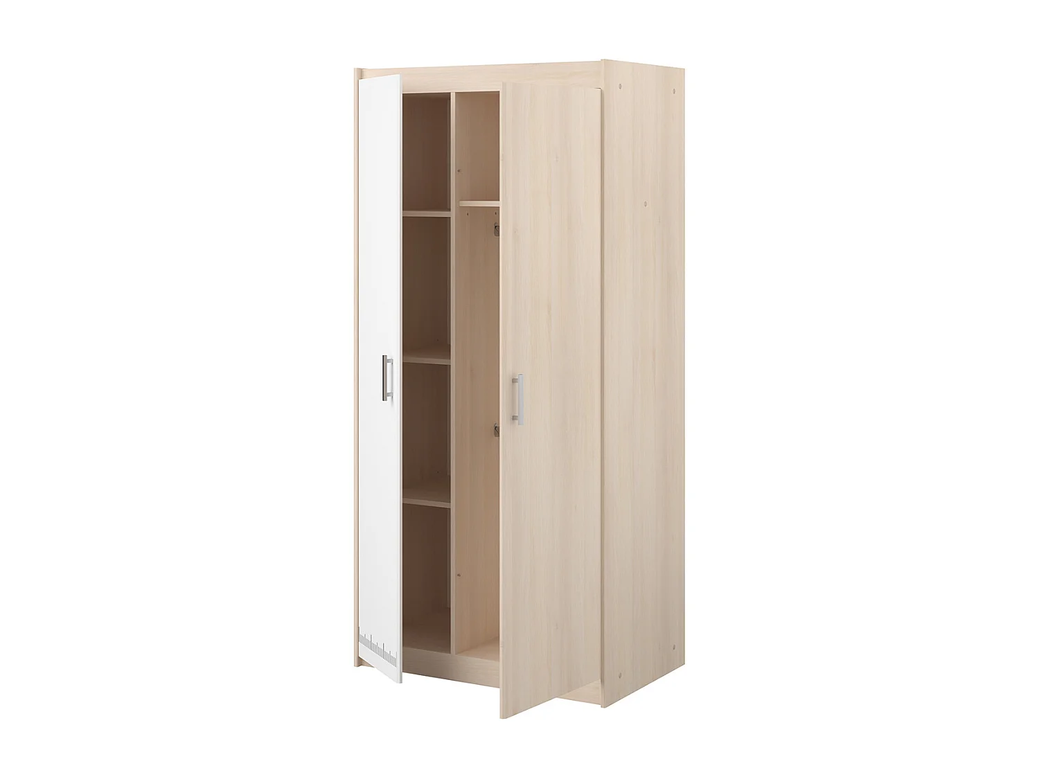 Armoire Enfant 2 Portes avec Penderies L85,2 cm - Charly