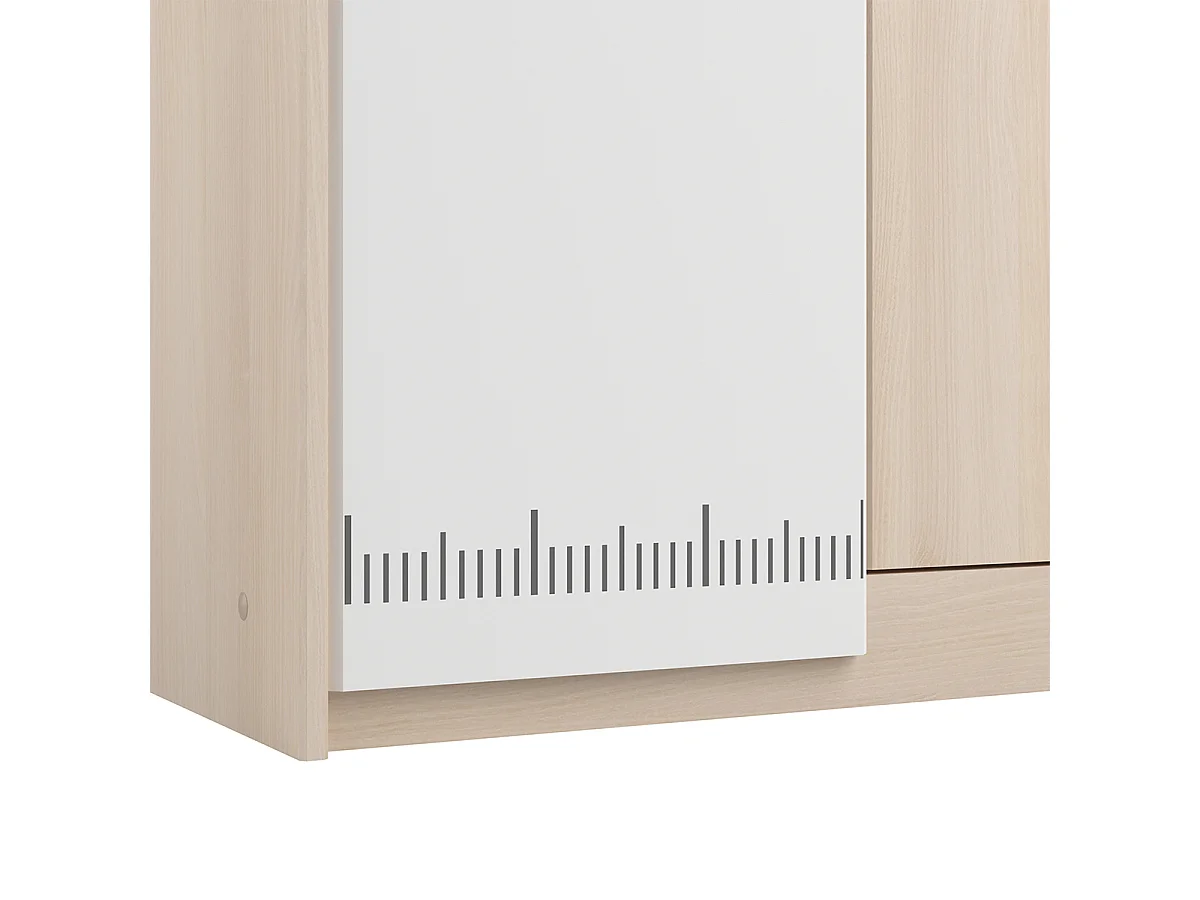 Armoire Enfant 2 Portes avec Penderies L85,2 cm - Charly