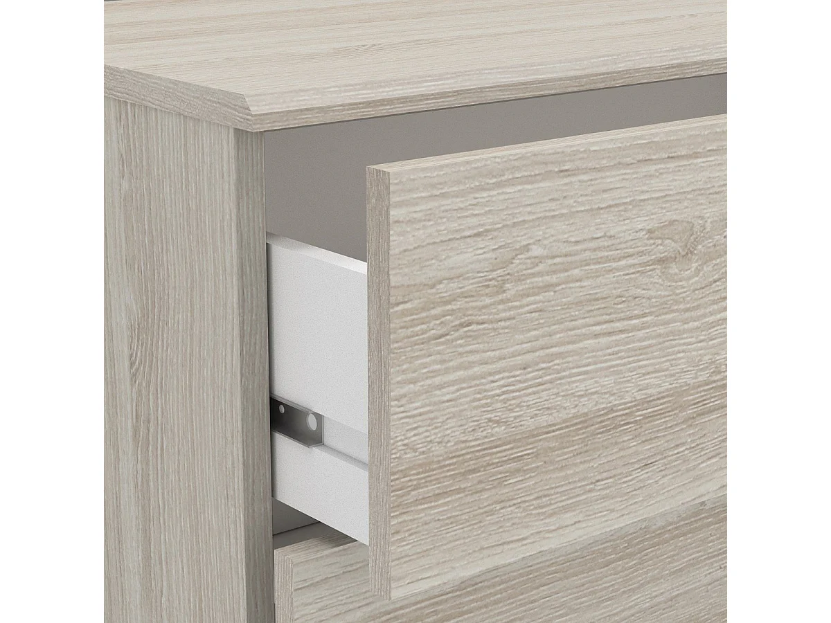 Komoda 4-szufladowa szer. 79,6 cm, dekor Bois Clair - Cena