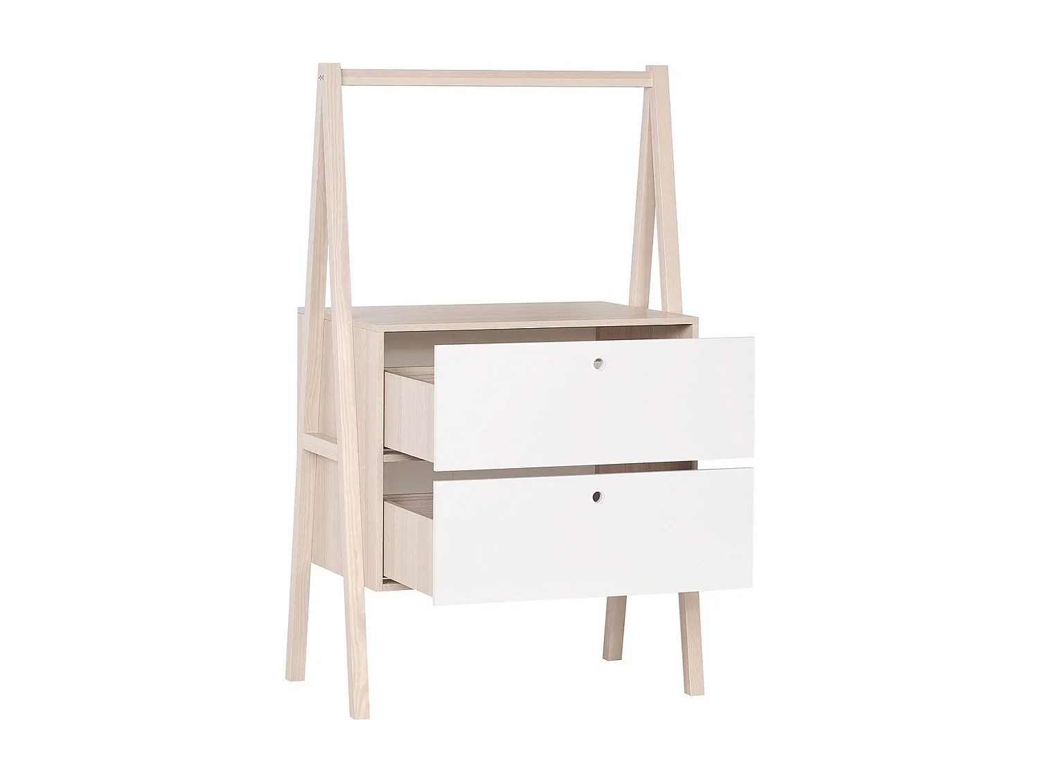 Commode 2 tiroirs blanc - Spot