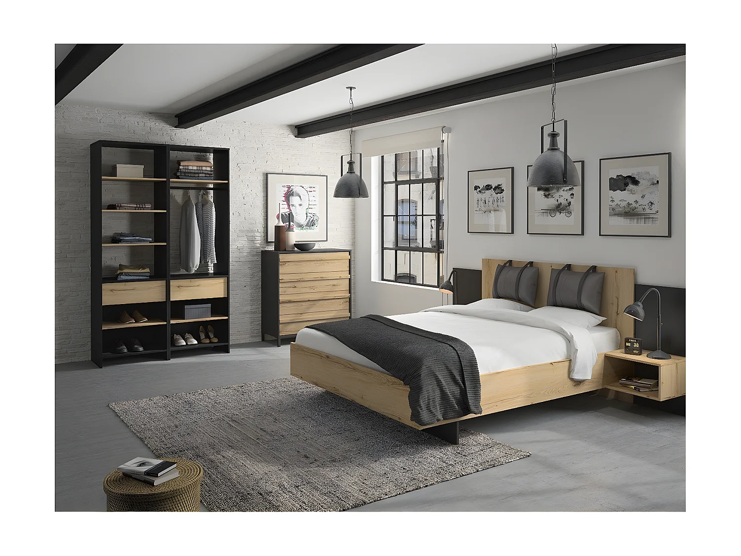 Commode 4 tiroirs MIMIZAN - Fabrication Française