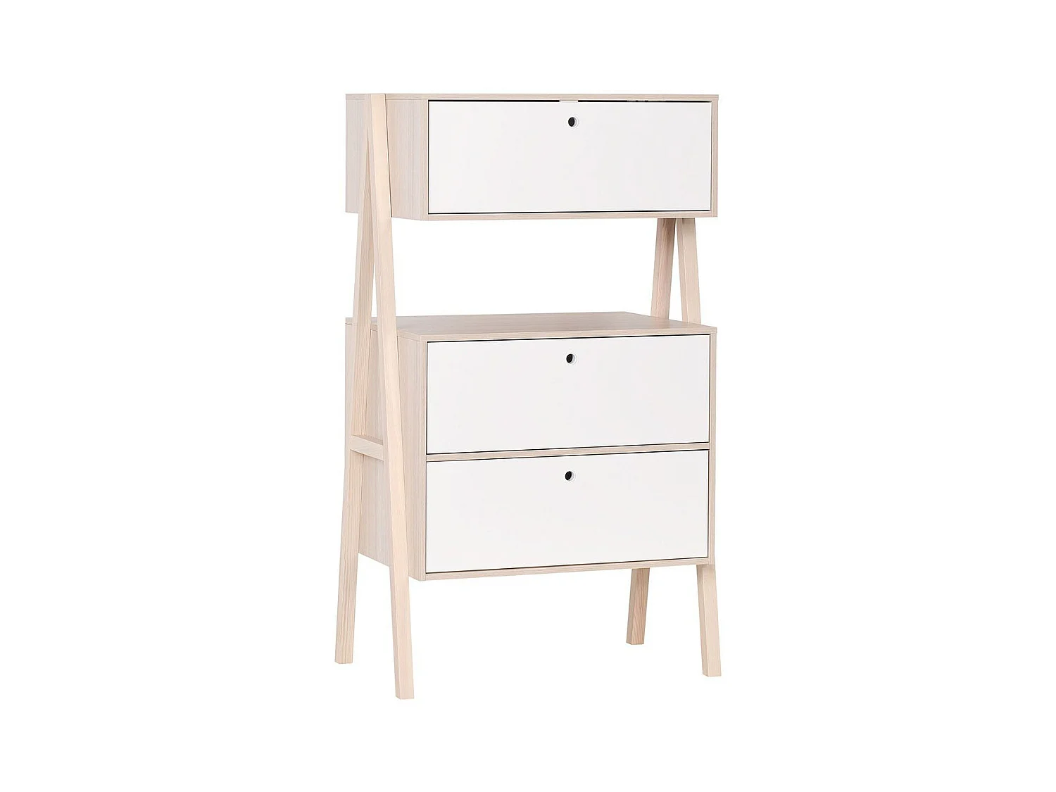 Commode 2 tiroirs et 1 porte abattant - SPOT