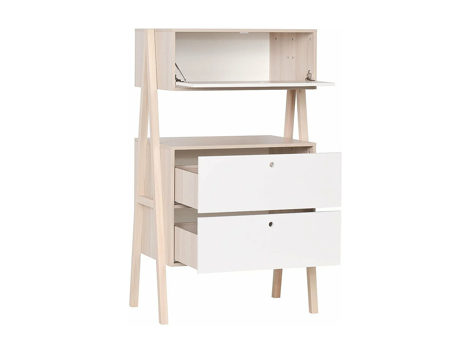 Commode 2 tiroirs et 1 porte abattant - SPOT
