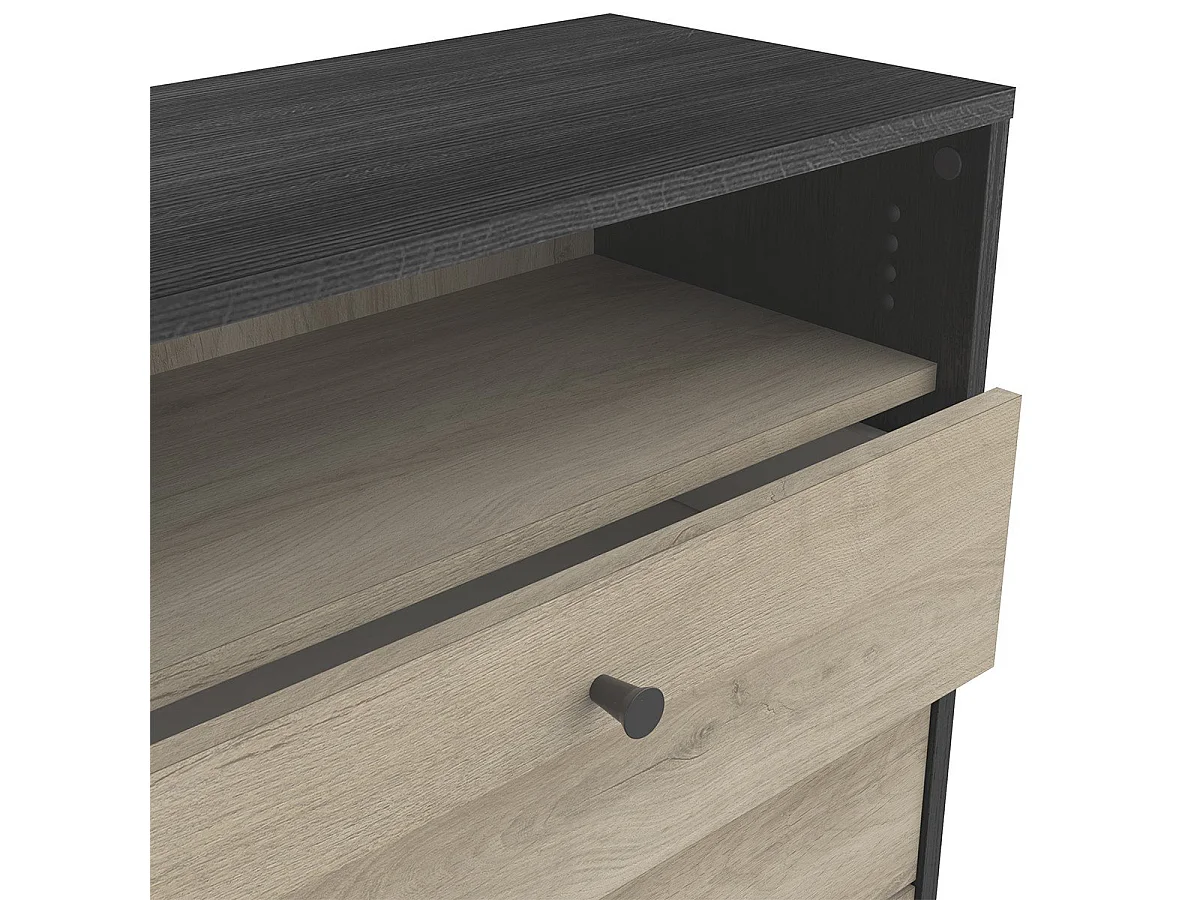 Cómoda de 3 cajones con 1 compartimiento L61cm Arty - Fabricación francesa