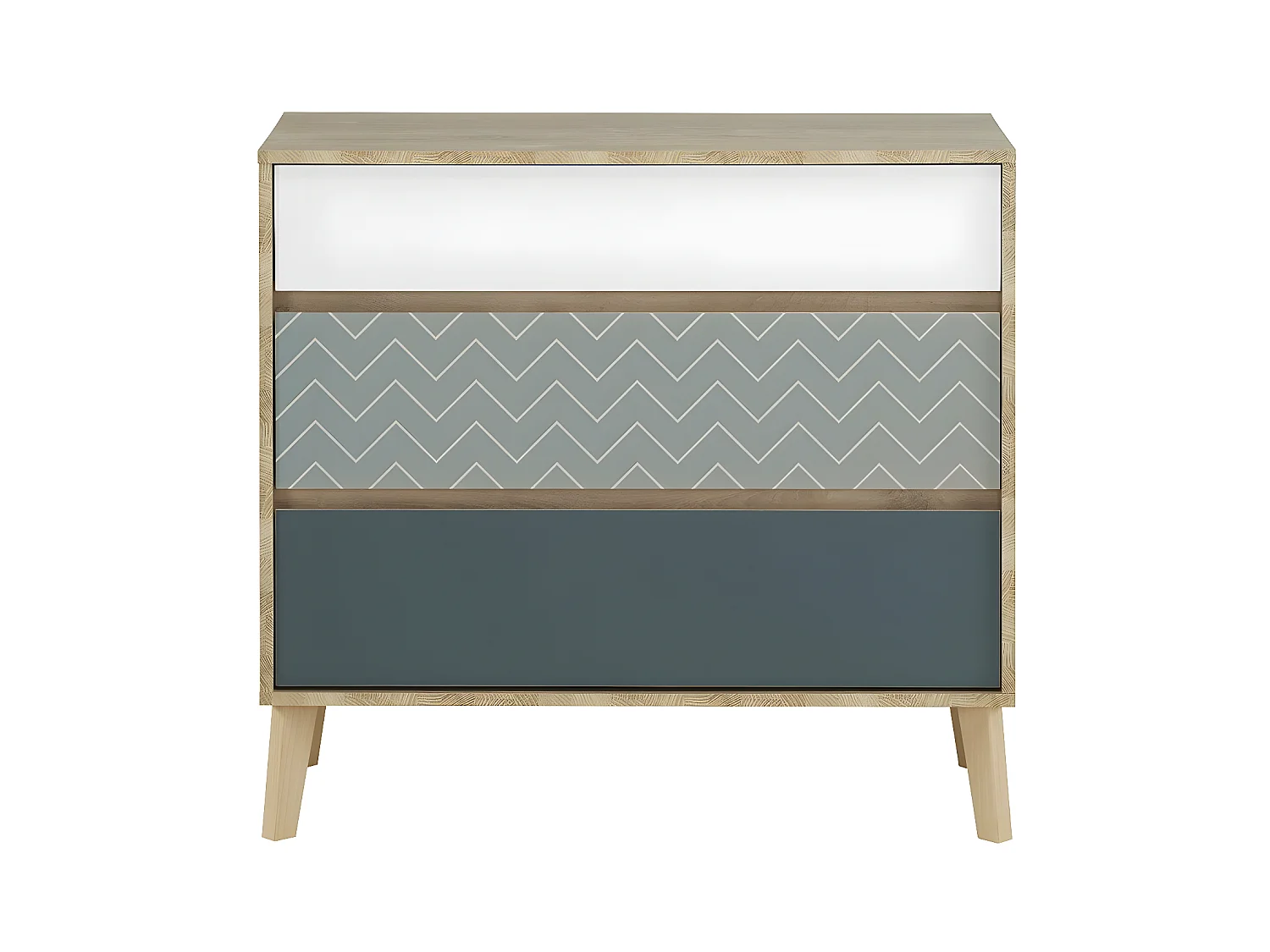 Commode 3 tiroirs Larvik - Fabrication Française