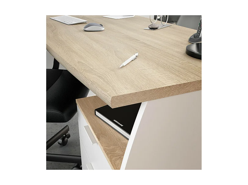 Mesa de despacho con 3 cajones Argon