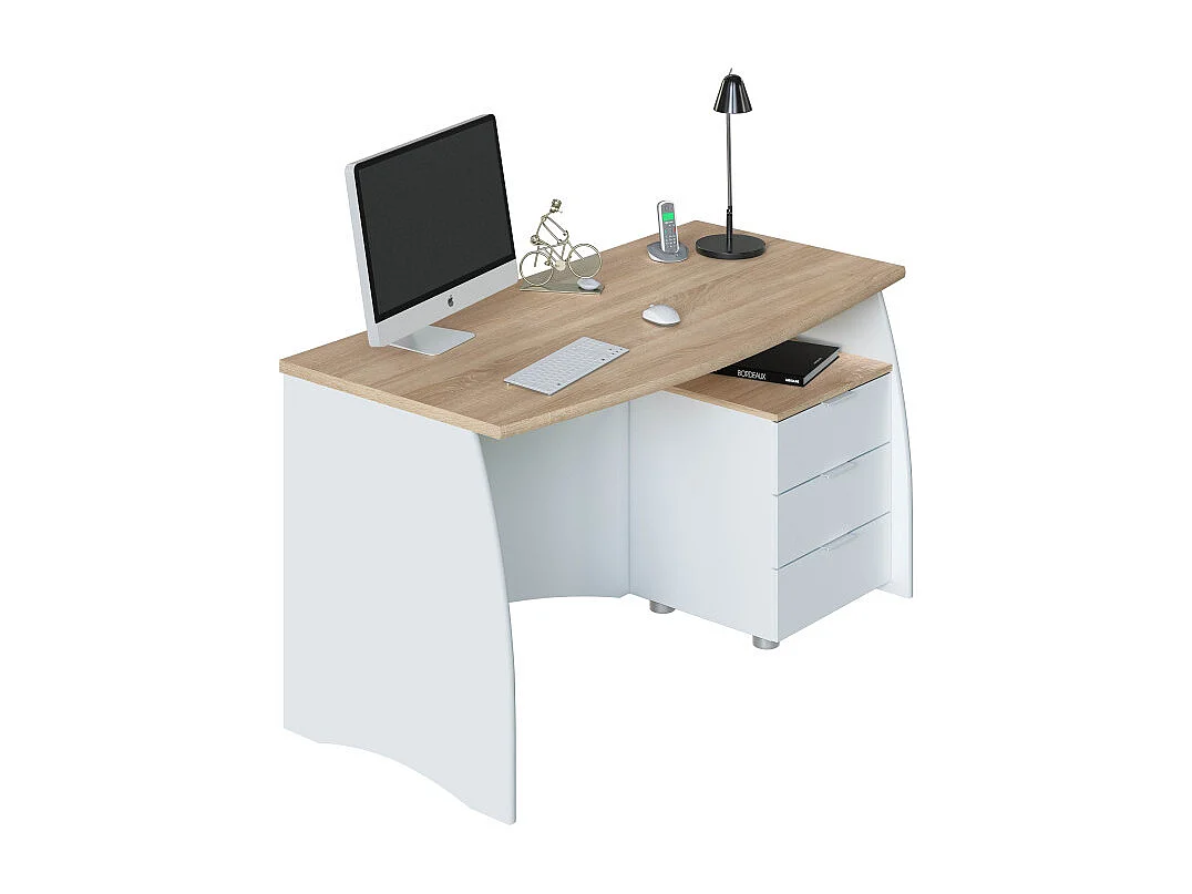 Mesa de despacho con 3 cajones Argon