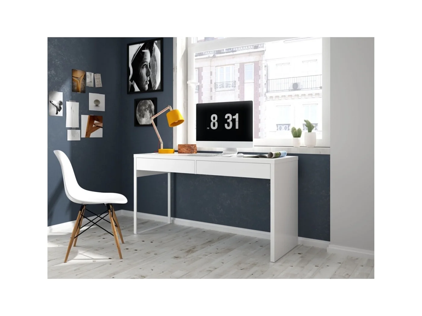 Mesa de escritorio reversible Bianca