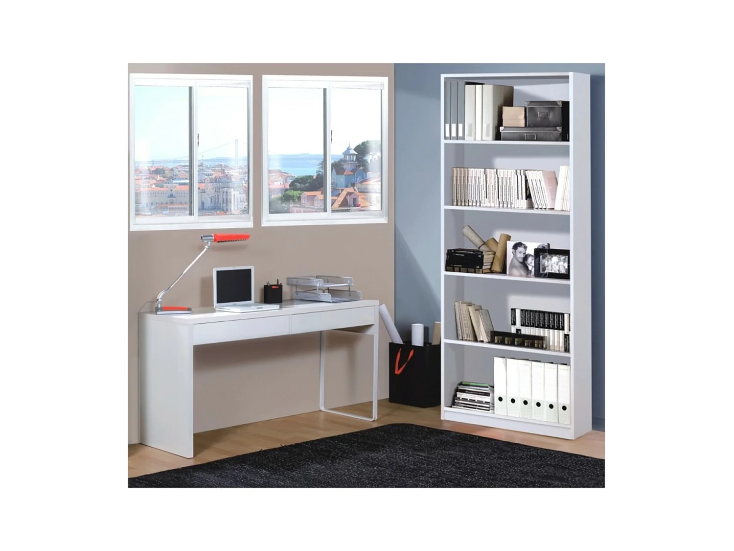 Mesa de escritorio reversible Bianca