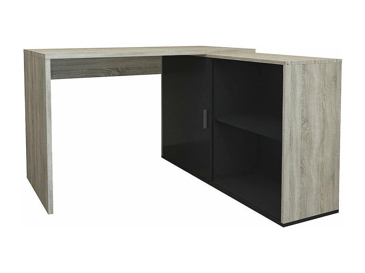 Bureau d'Angle Modulable avec Étagères de Rangement - Valley