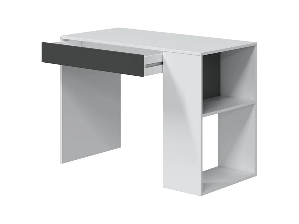 Bureau avec tiroir et fonction étagère intégrée