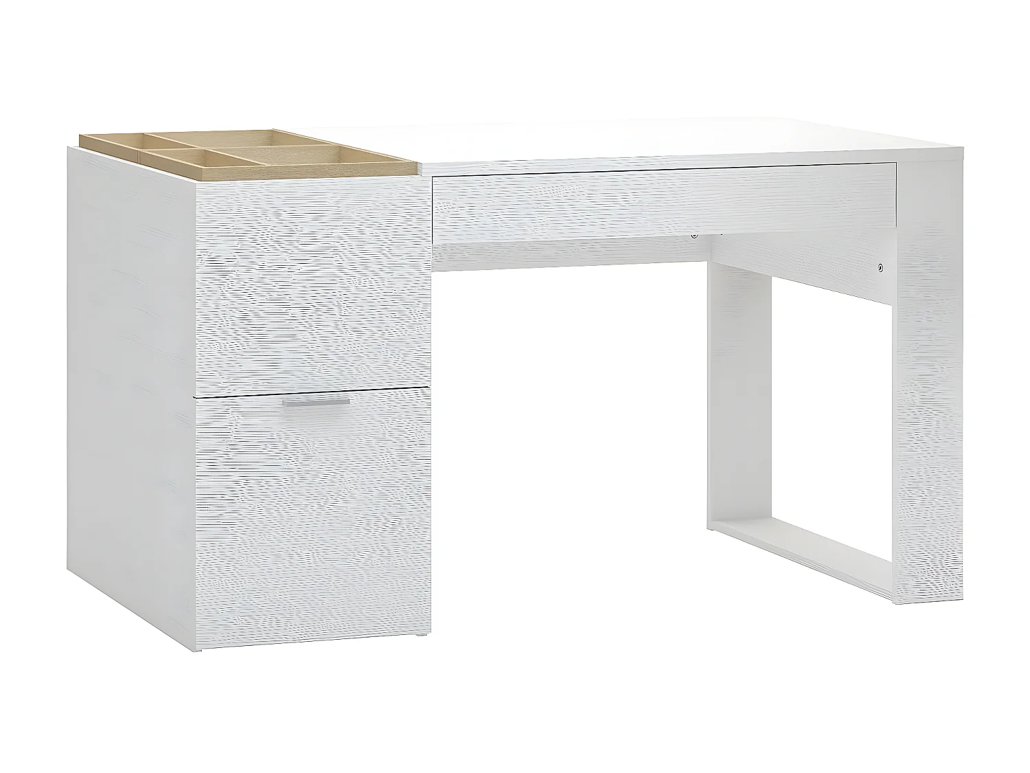 Schreibtisch 140 cm mit Stauraum - 4you