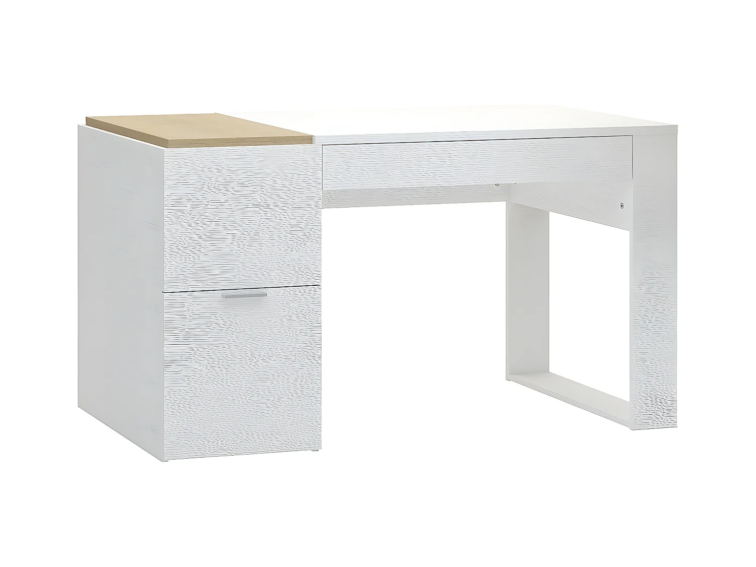Bureau 140 cm avec rangements - 4you
