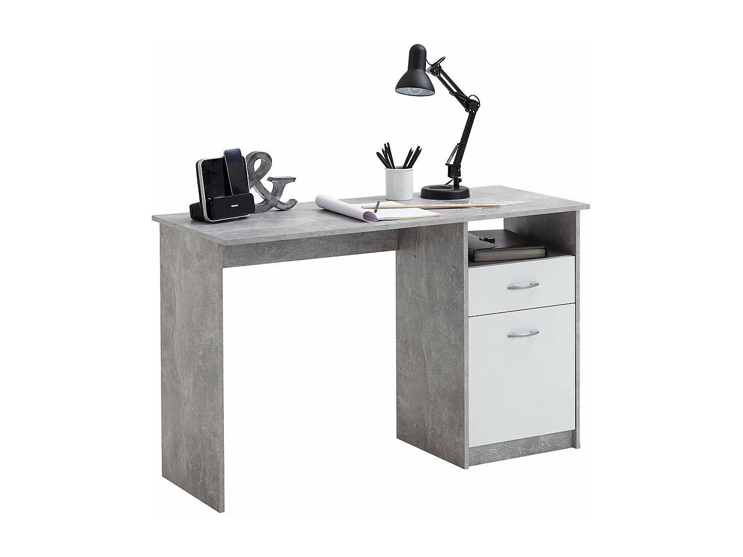Bureau avec Rangements L123cm - Jackson