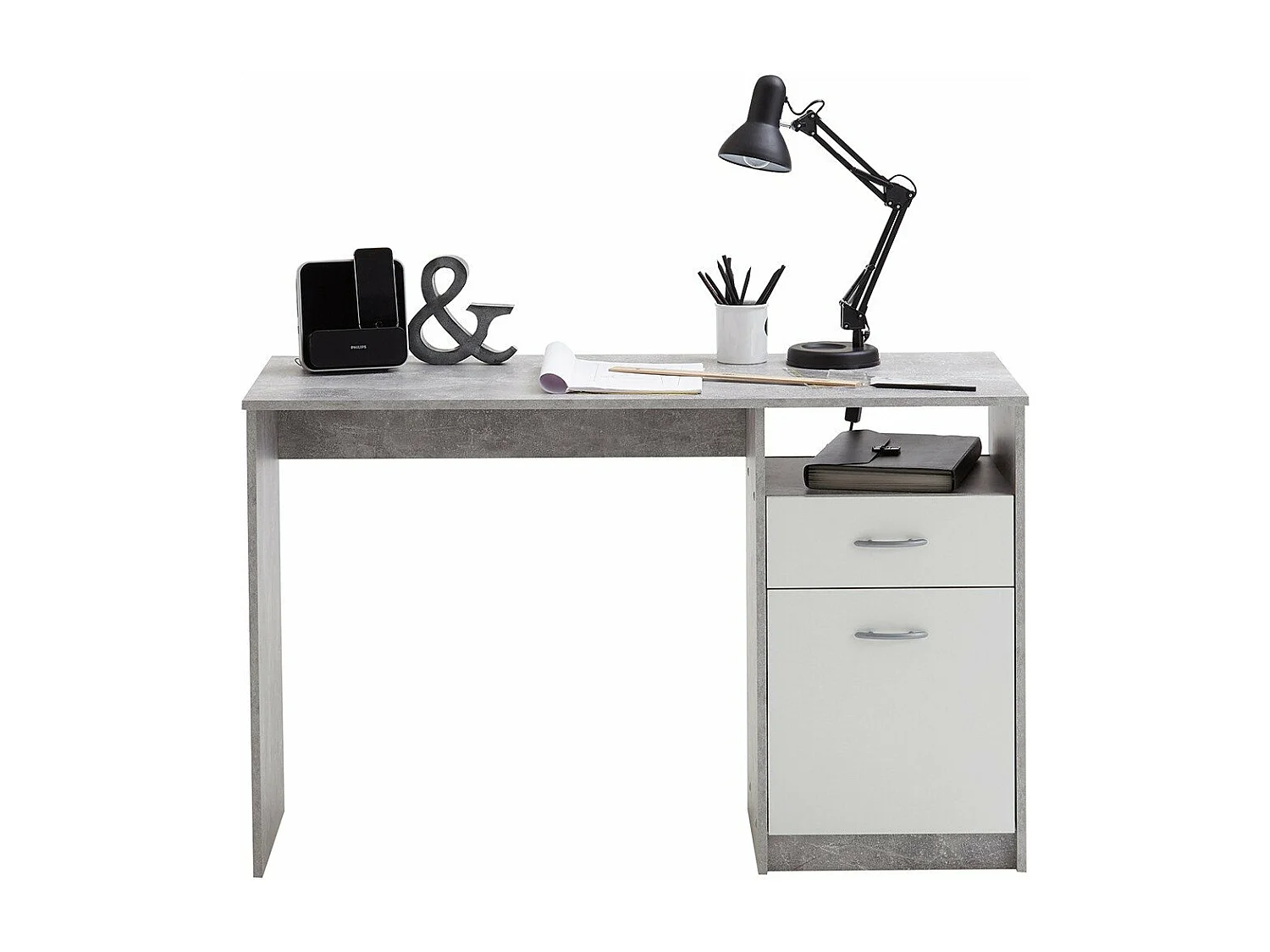Bureau avec Rangements L123cm - Jackson