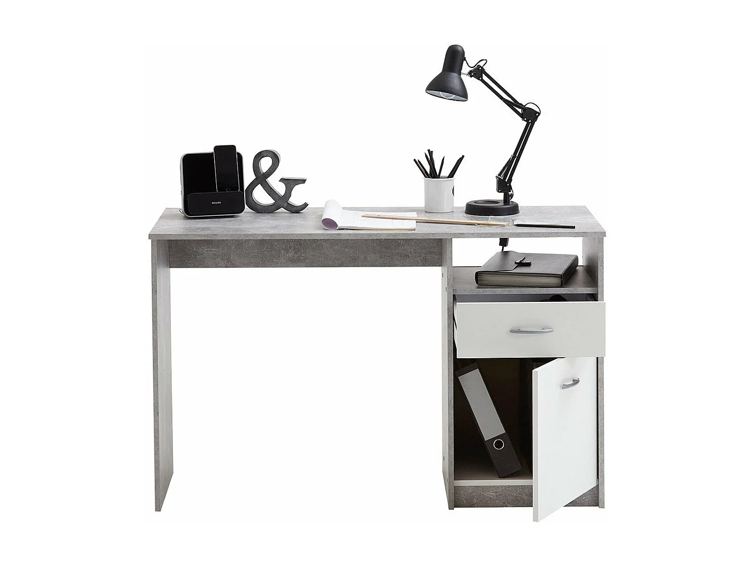 Bureau avec Rangements L123cm - Jackson