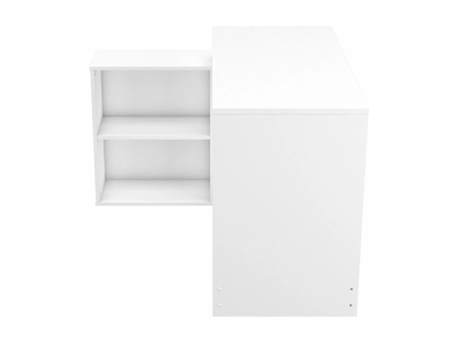 Eckschreibtisch mit umkehrbarer Ausrichtung, 4 Fächer, L111,9 cm - Corner