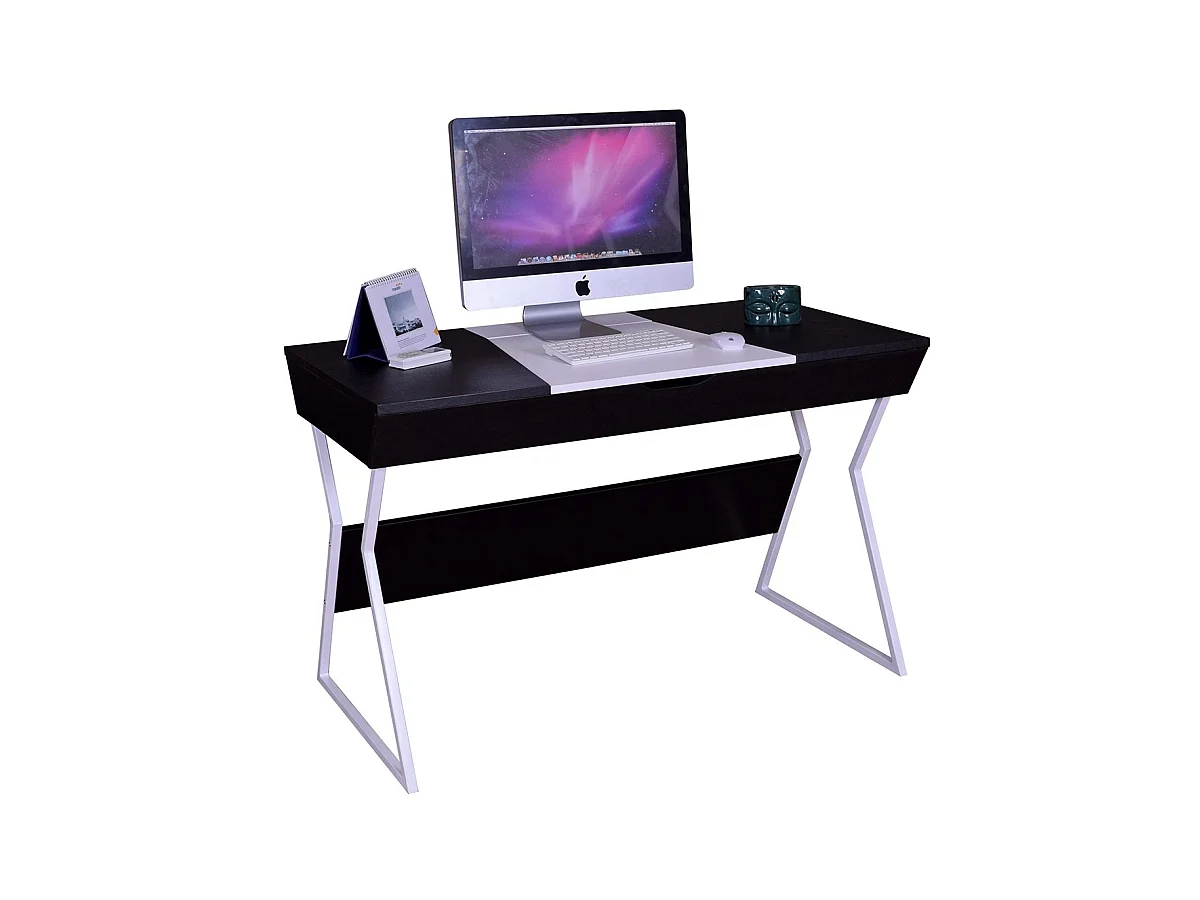 Bureau noir et blanc design contemporain