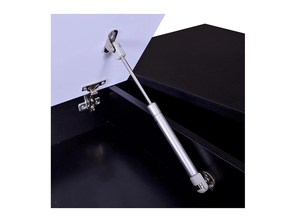 Bureau noir et blanc design contemporain