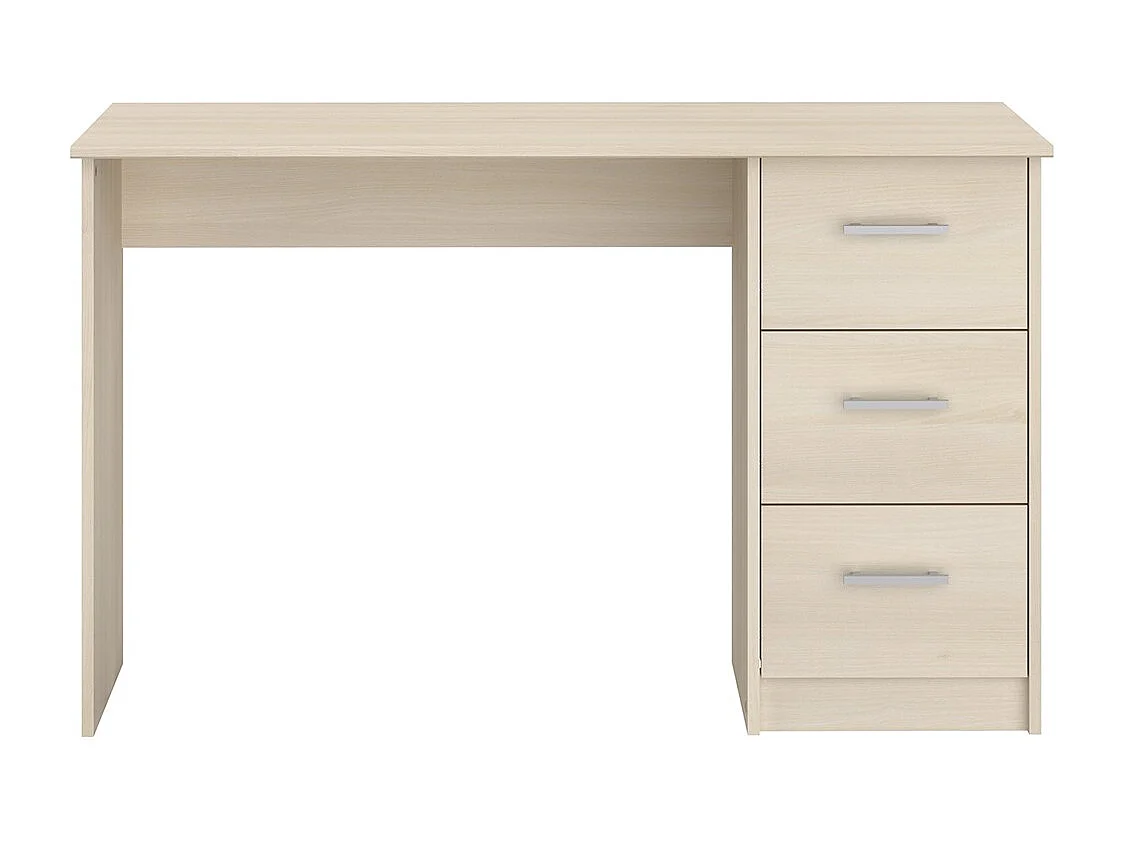 Bureau Droit 3 tiroirs L121 cm - Infinity
