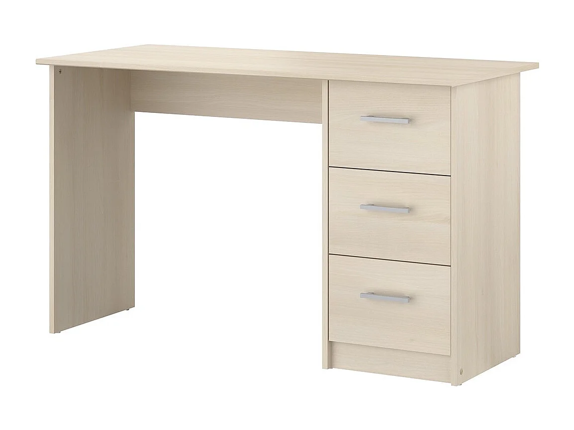 Bureau Droit 3 tiroirs L121 cm - Infinity