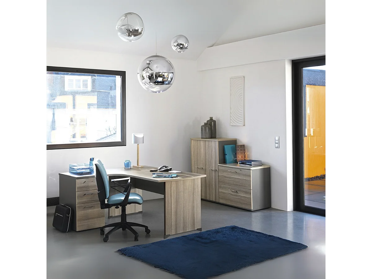 Jazz compact bureau 90° links - Gemaakt in Frankrijk