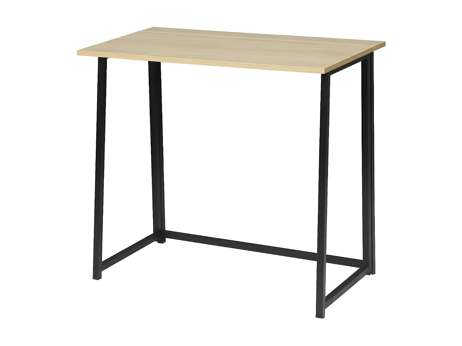 Klappbarer Schreibtisch im Industriestil - L80 cm