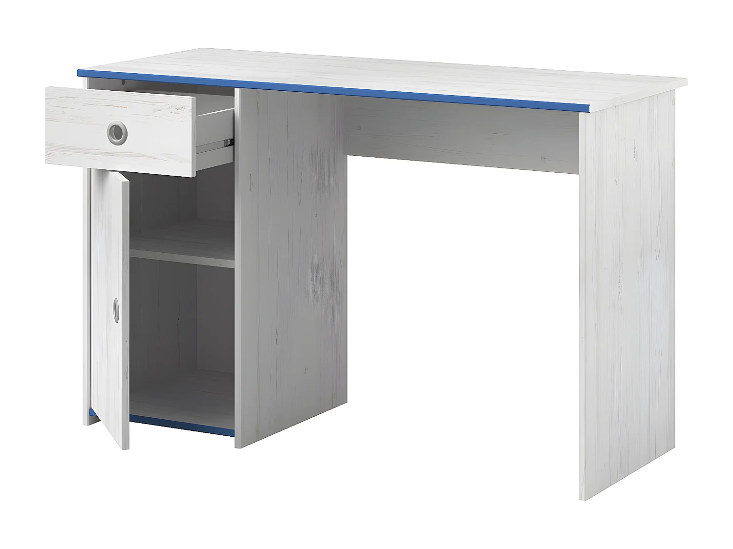 Bureau Enfant 1 Porte 1 Tiroir L121 cm - Snoozy