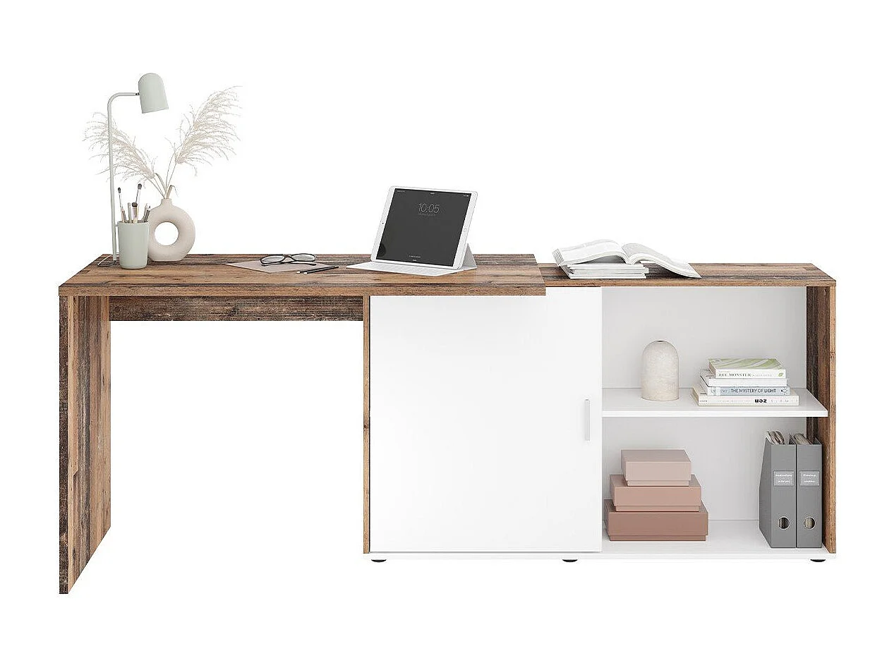 Hoekbureau met verstelbare planken - Valley