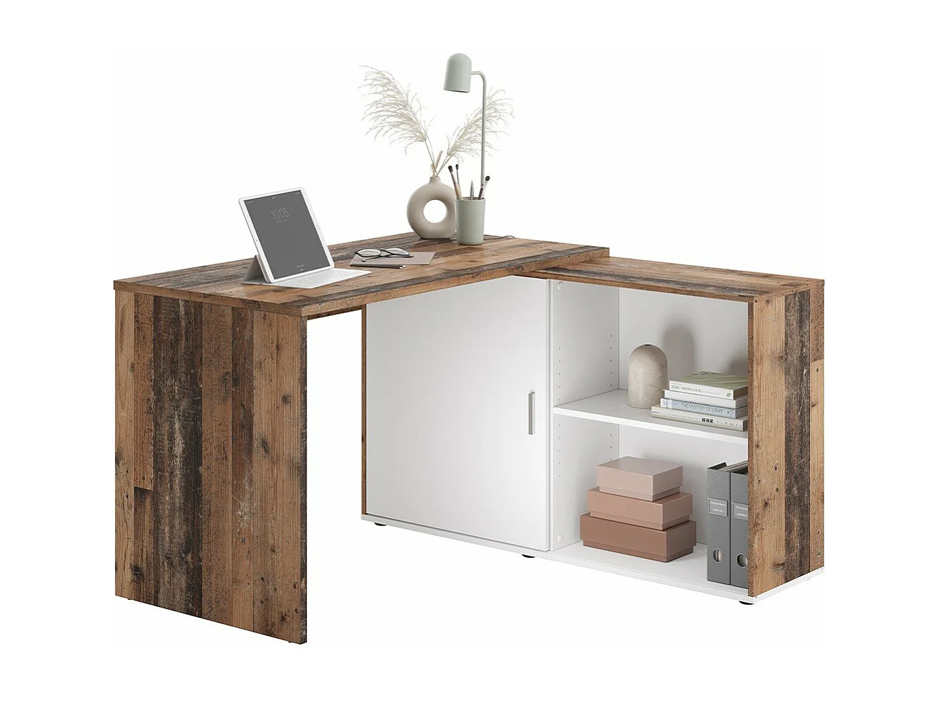 Hoekbureau met verstelbare planken - Valley