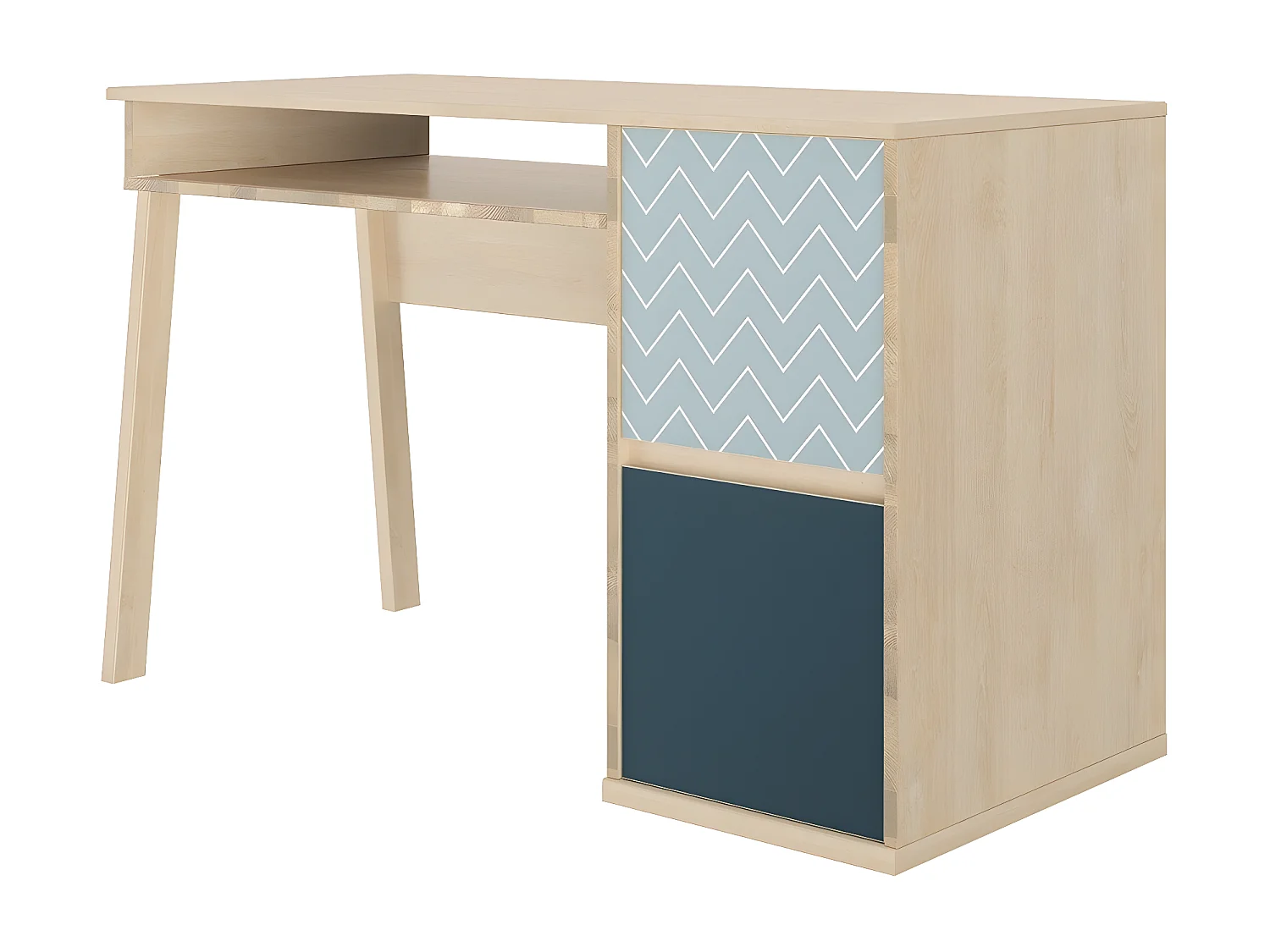 Büro 1 Fach 2 Türen Larvik - Französische Herstellung