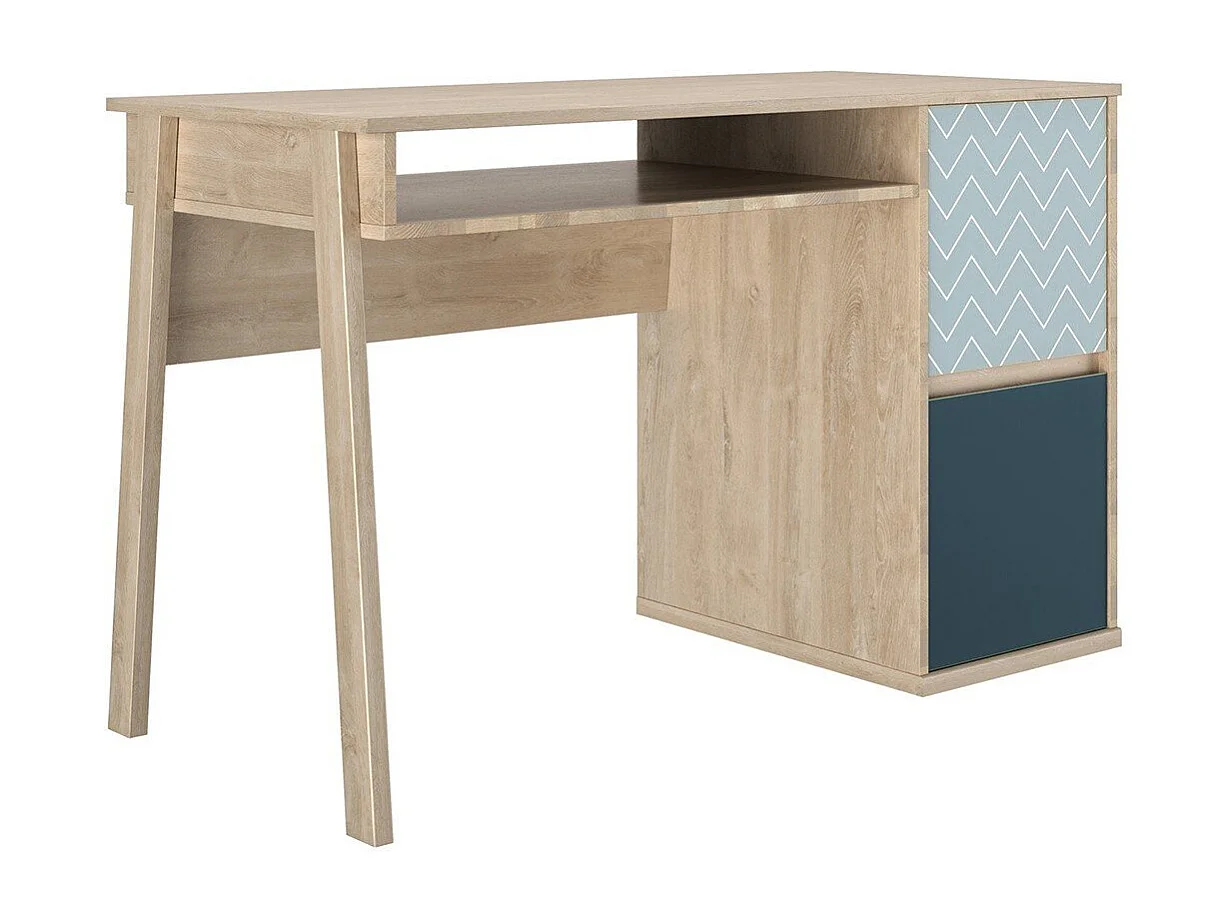 Bureau 1 niche 2 portes Larvik - Fabrication Française