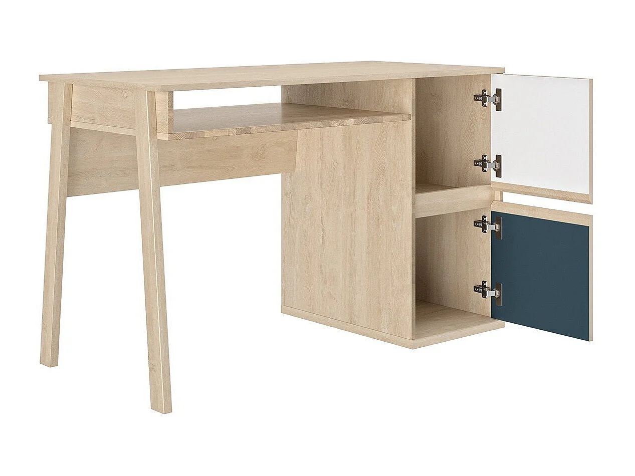 Bureau 1 niche 2 portes Larvik - Fabrication Française