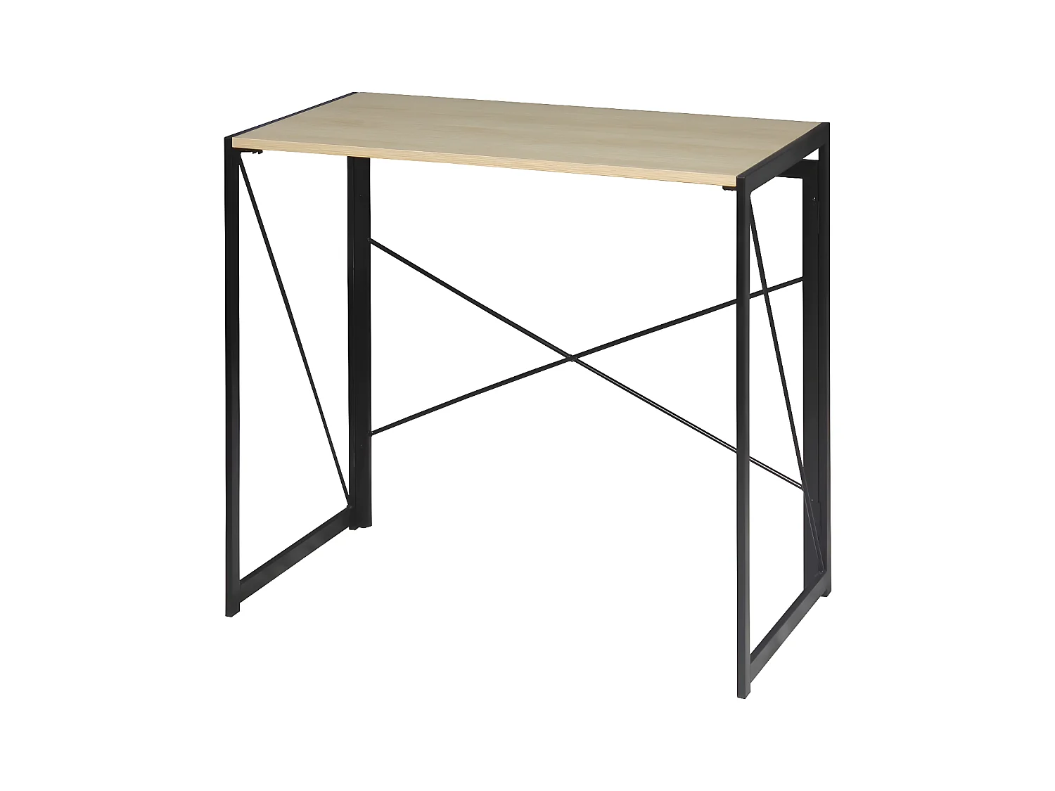 Bureau pliable style industriel - Longueur 100 cm