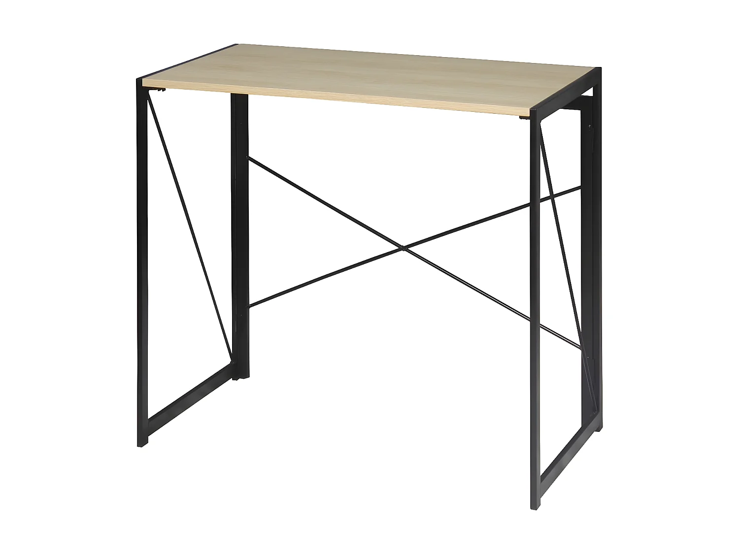 Bureau pliable style industriel - Longueur 100 cm