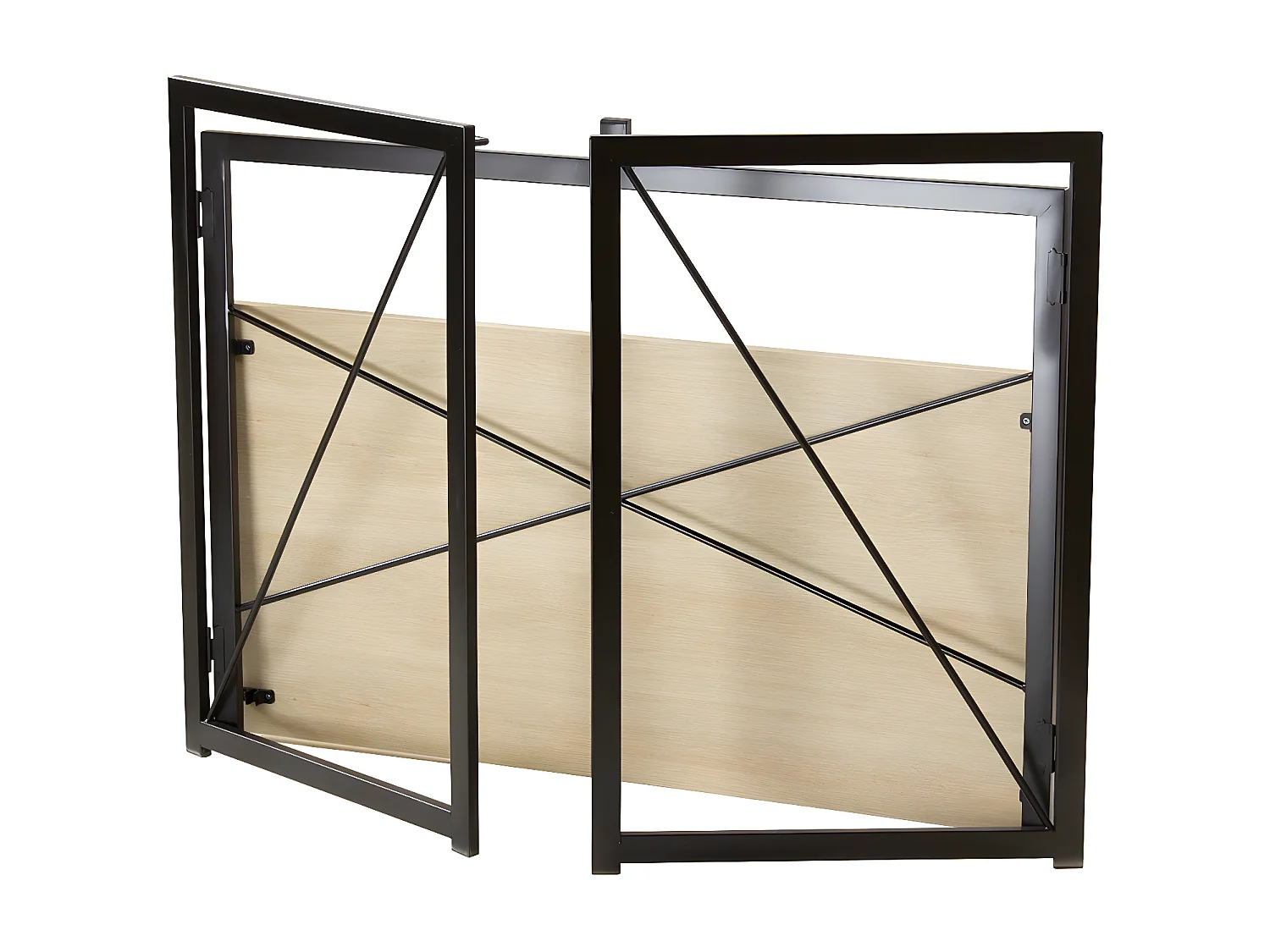 Bureau pliable style industriel - Longueur 100 cm