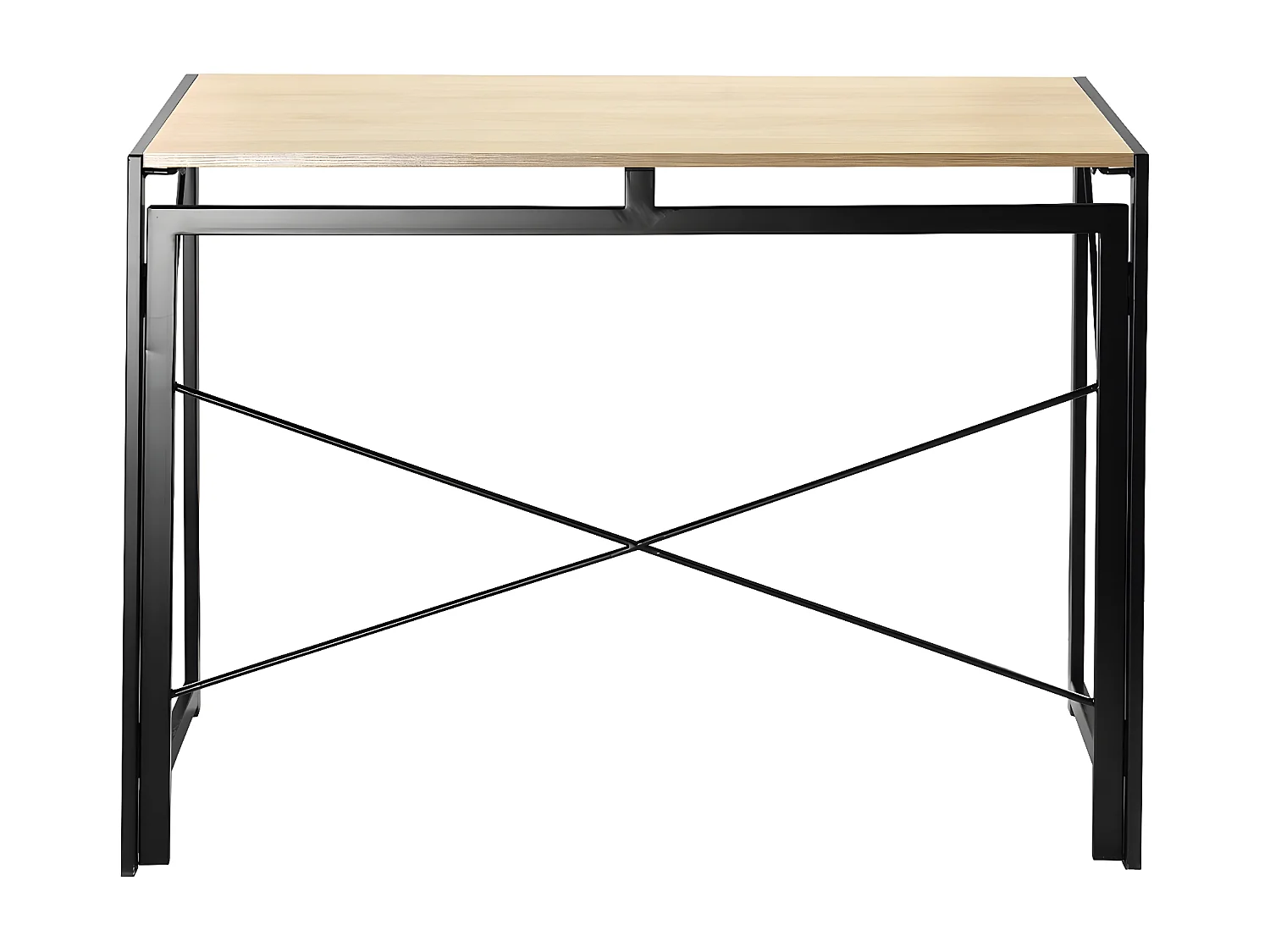 Bureau pliable style industriel - Longueur 100 cm