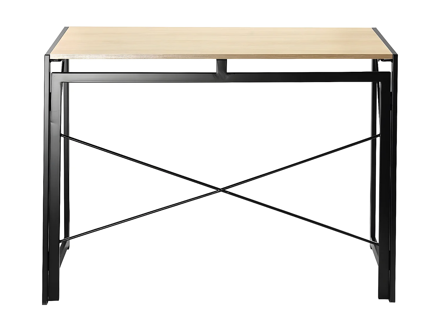 Bureau pliable style industriel - Longueur 100 cm