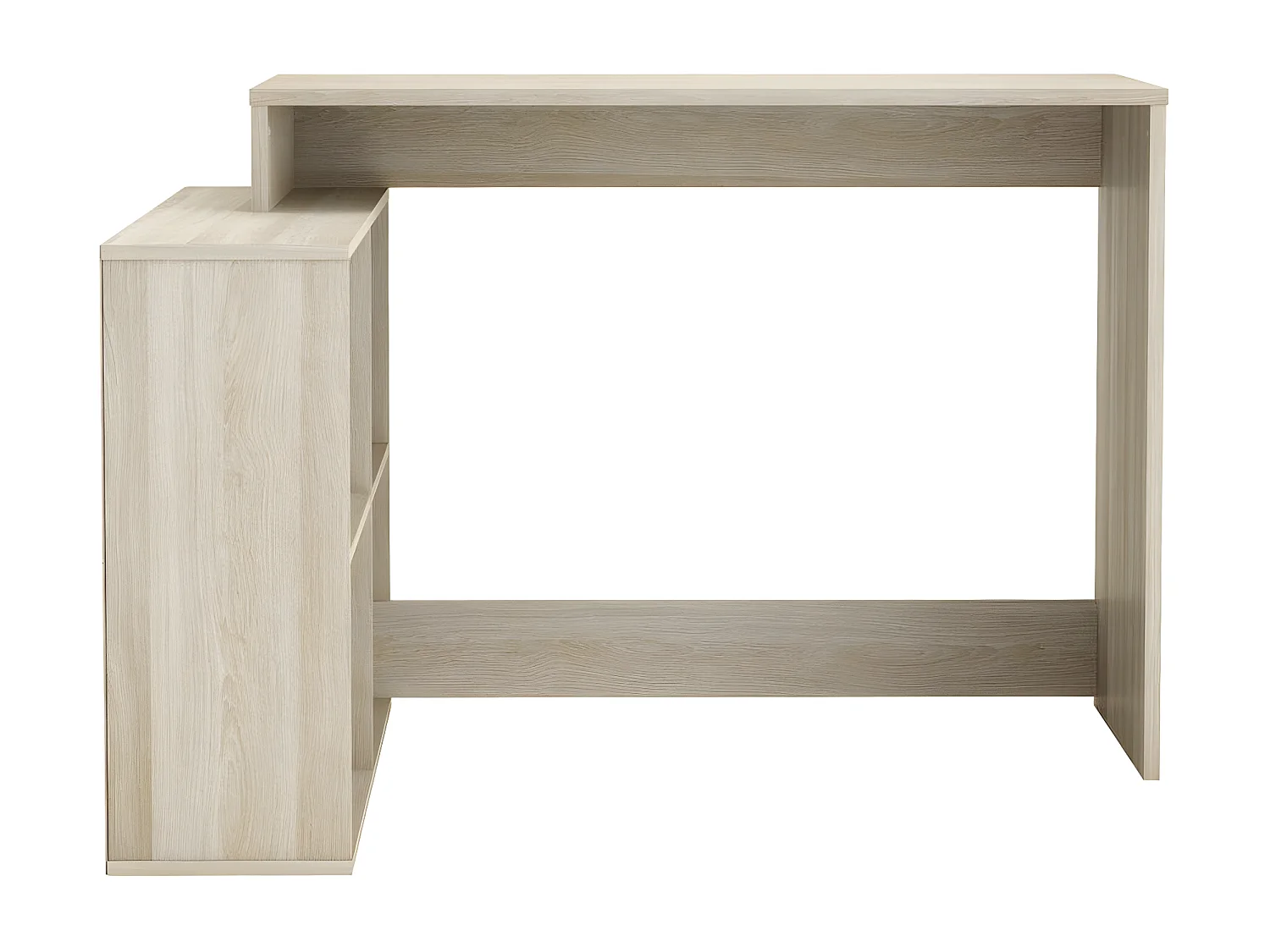 Eckschreibtisch mit umkehrbarer Ausrichtung, 4 Fächer, L111,9 cm - Corner