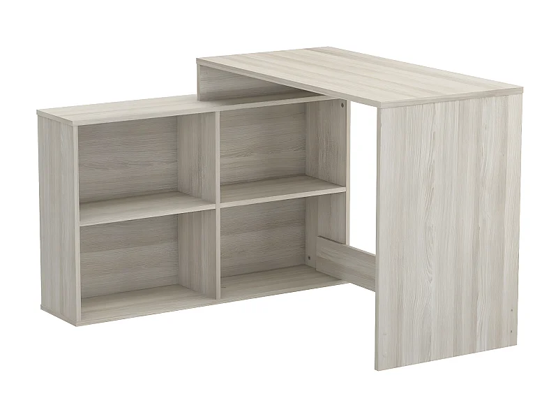 Bureau d'Angle Réversible 4 Cases L111,9 cm - Corner
