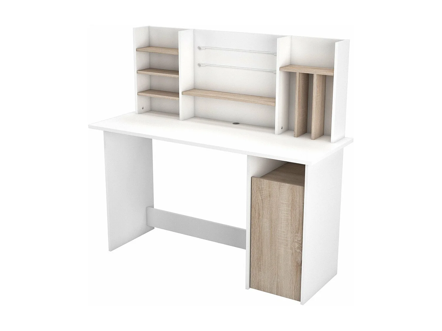 Bureau avec Rangements L134,8 cm - Ambre