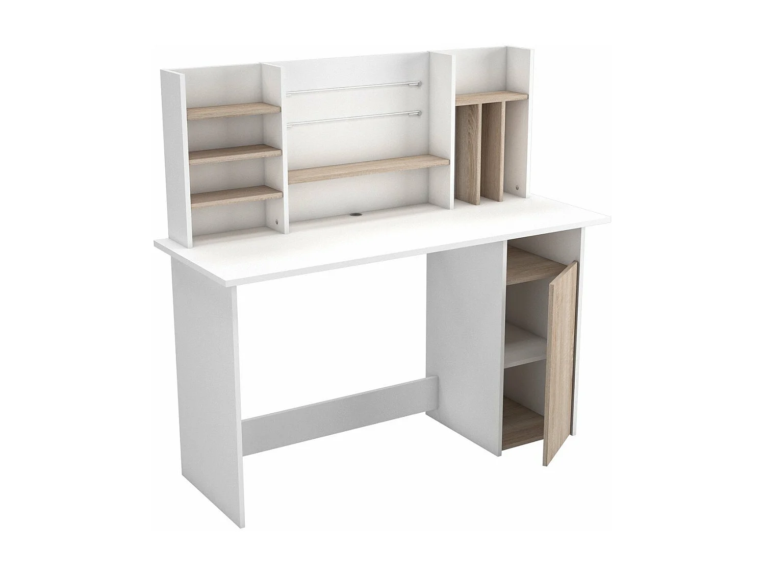 Bureau avec Rangements L134,8 cm - Ambre